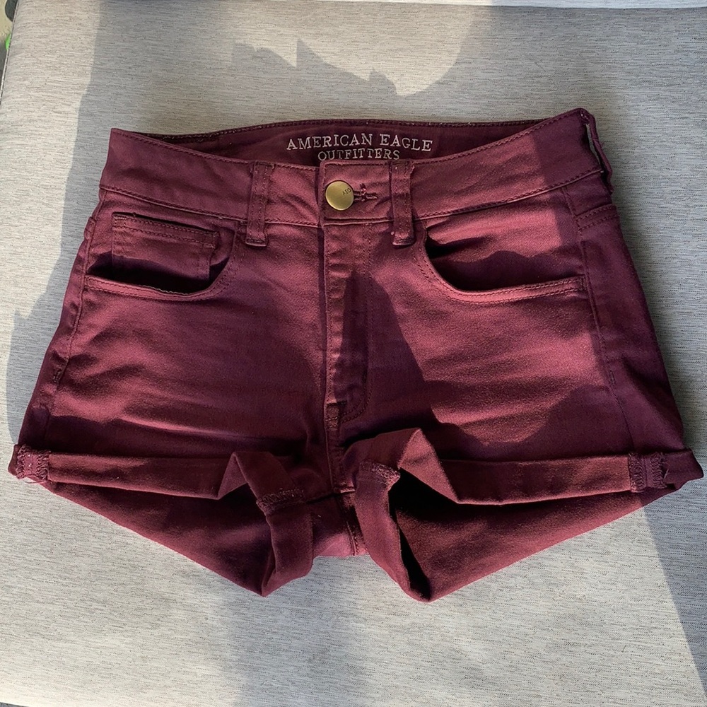 Hi-rise shorts